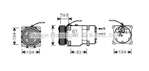 AVA QUALITY COOLING Kompresors, Gaisa kond. sistēma RTAK402